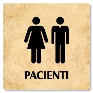 WC pacienti, 100x100mm, pergamen, Nevada